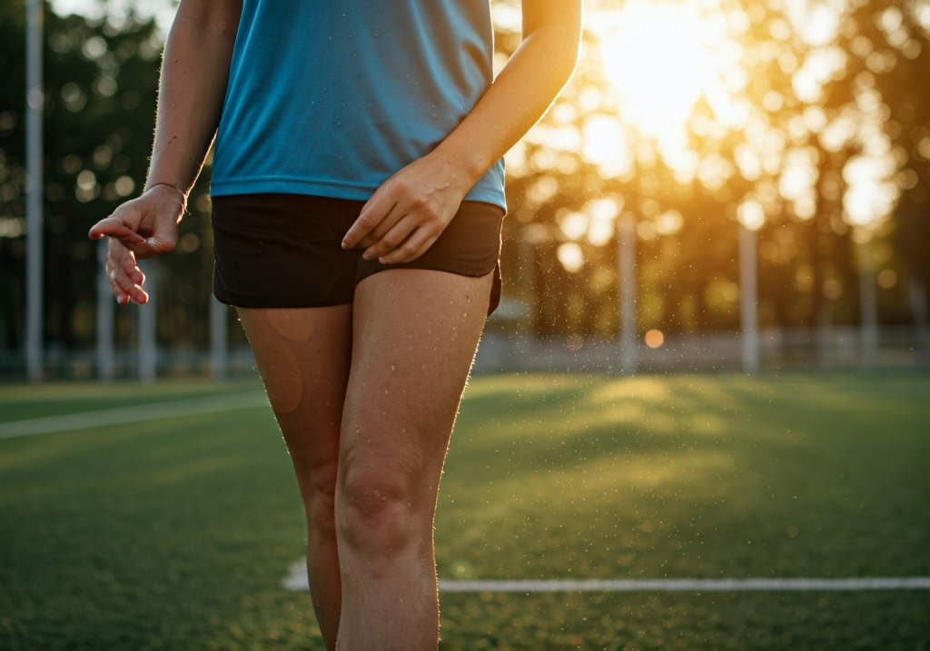 スポーツ中の写真