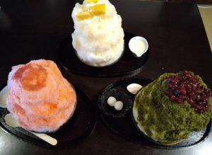 かき氷３種