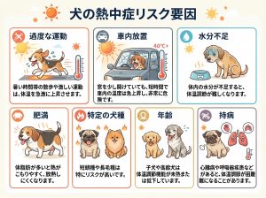 犬の熱中症リスク